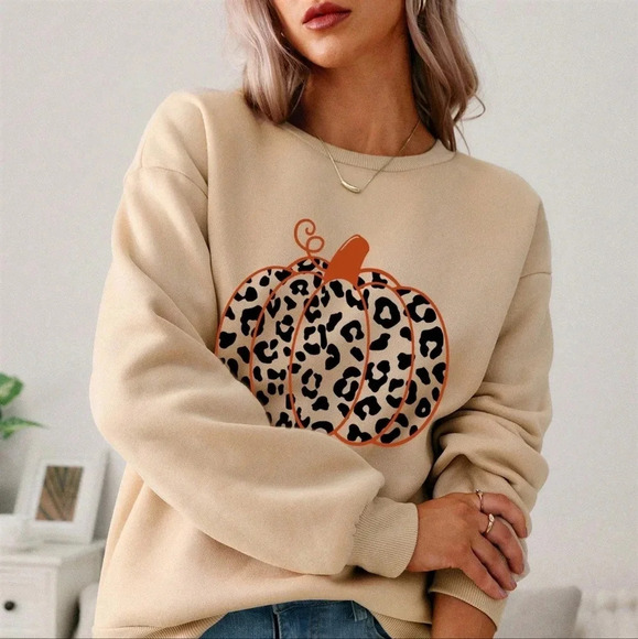 Simple Casual Pumpkin & Leopard - Picture 4 of 7